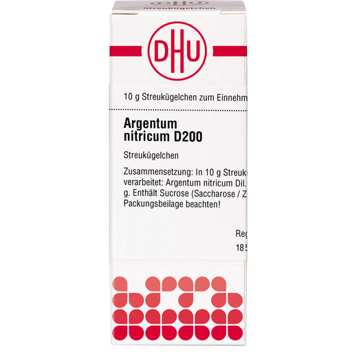 DHU Argentum nitricum D200 Streukügelchen, 10 g Globuli