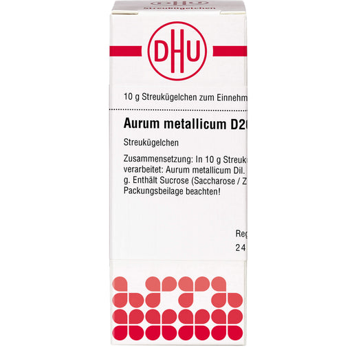 DHU Aurum metallicum D200 Streukügelchen, 10 g Globuli
