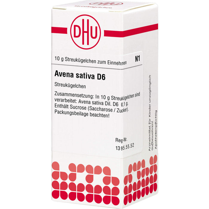 Avena sativa D6 DHU Globuli, 10 g Globules