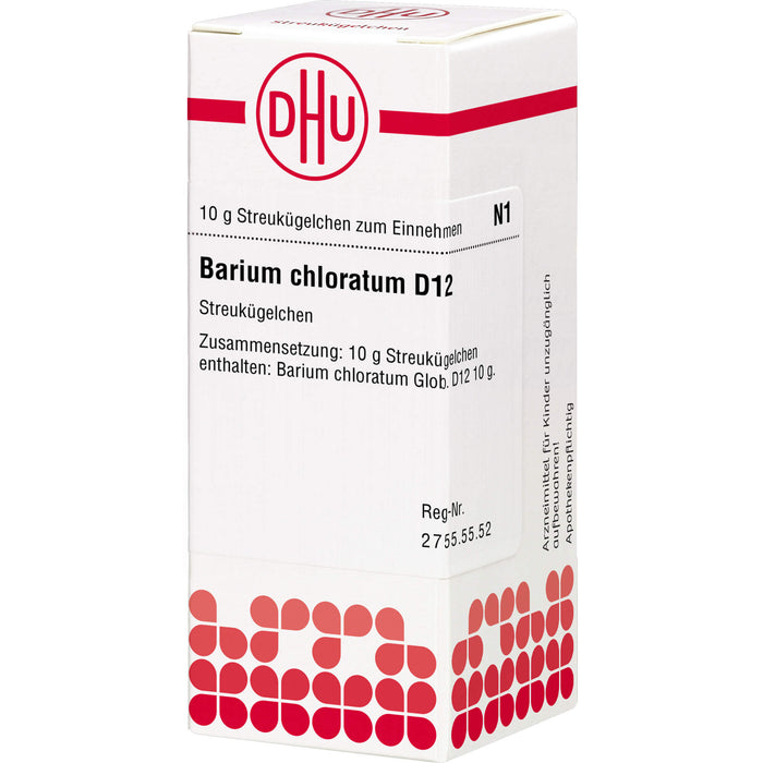 Barium chloratum D12 DHU Globuli, 10 g Globules