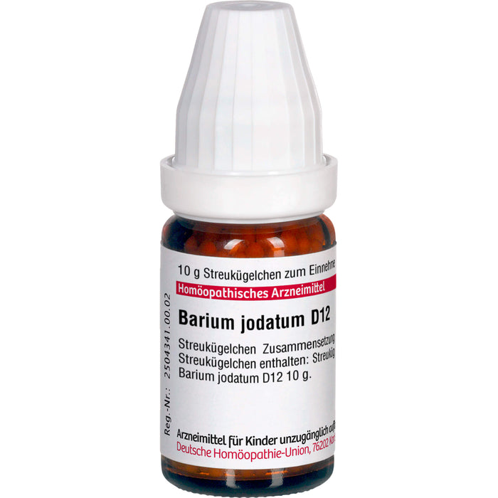 Barium jodatum D12 DHU Globuli, 10 g Globules
