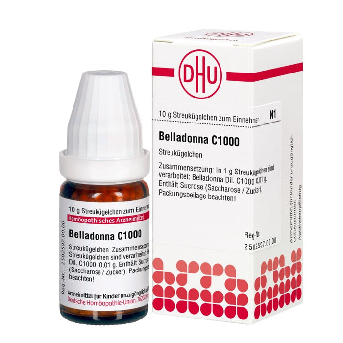 Belladonna C1000 DHU Globuli, 10 g Globules