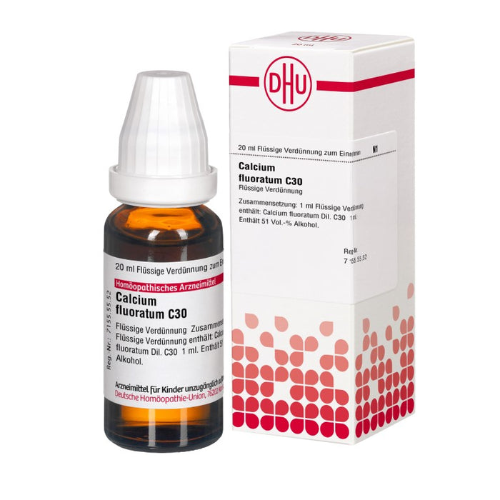 DHU Calcium fluoratum C30 Dilution, 20 ml Solution