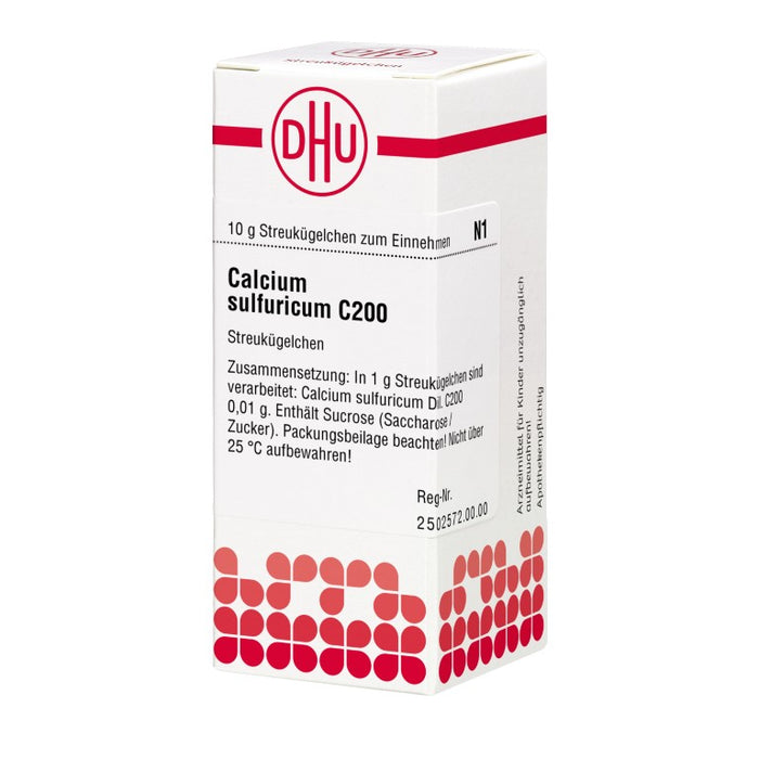 Calcium sulfuricum C200 DHU Globuli, 10 g Globules