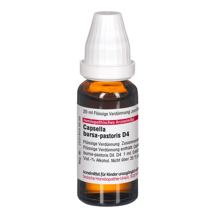 Capsella bursa-pastoris D4 DHU Dilution, 20 ml Solution