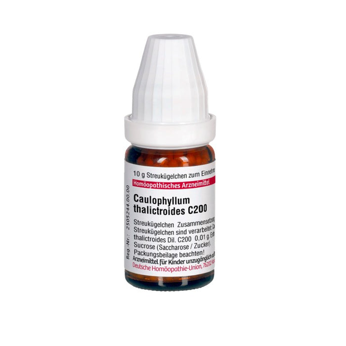 Caulophyllum thalictroides C200 DHU Globuli, 10 g Globules