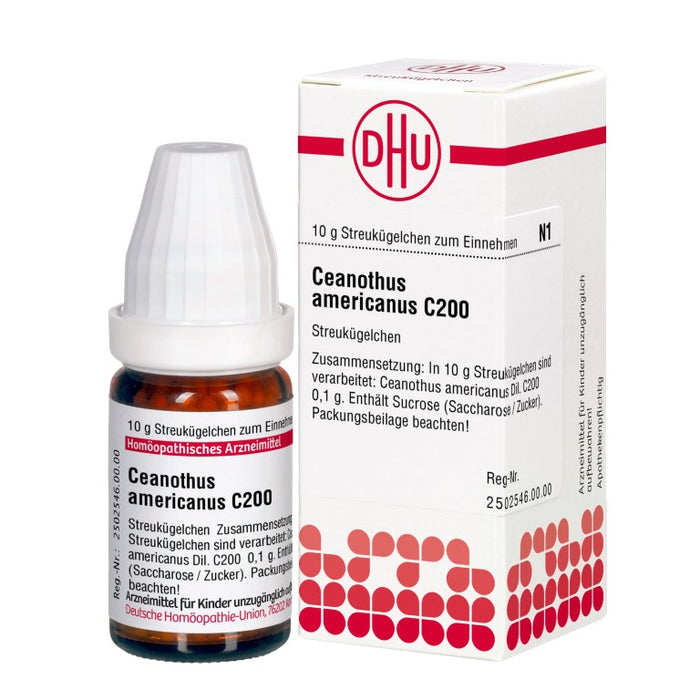 Ceanothus americanus C200 DHU Globuli, 10 g Globules