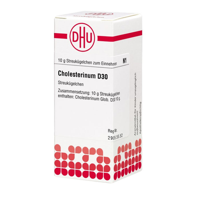 Cholesterinum D30 DHU Globuli, 10 g Globules