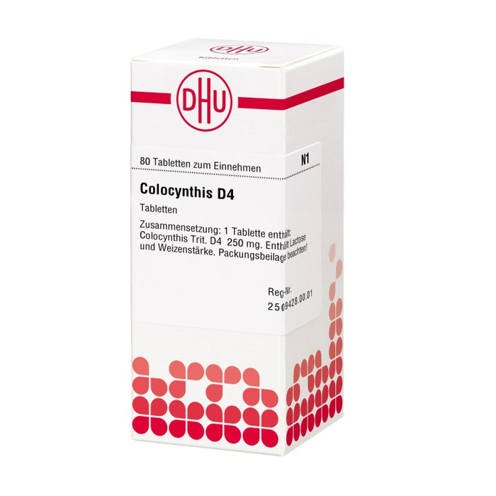 Colocynthis D4 DHU Tabletten, 80 pc Tablettes