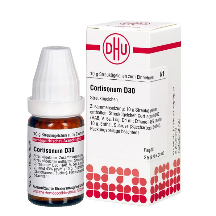 Cortisonum D30 DHU Globuli, 10 g Globules