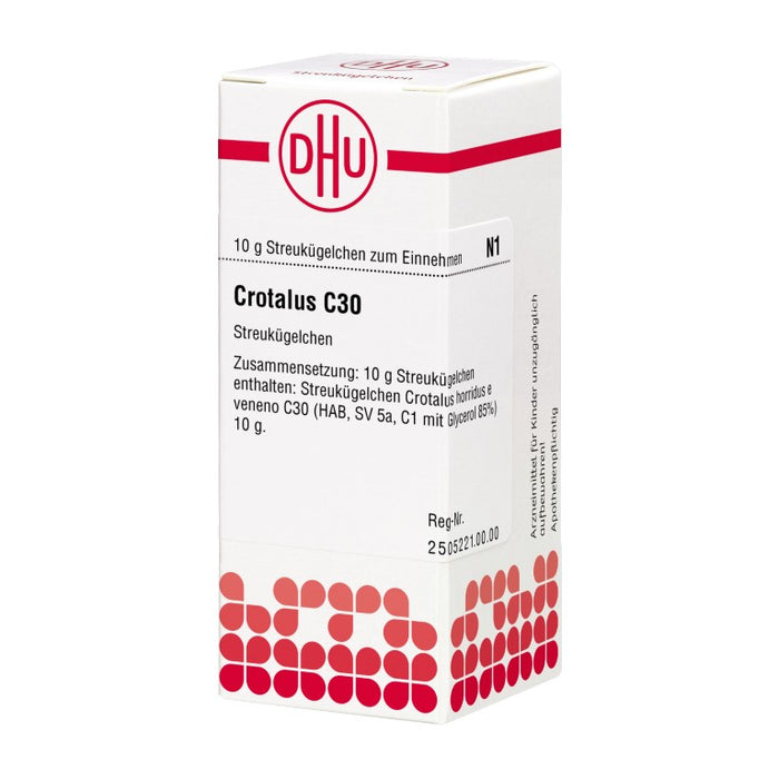 Crotalus C30 DHU Globuli, 10 g Globules