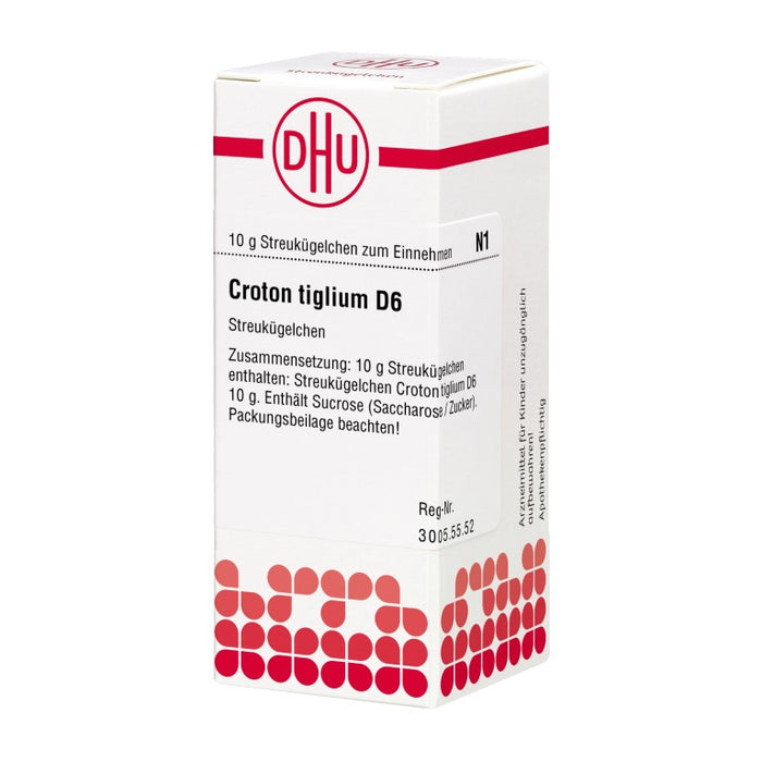 Croton tiglium D6 DHU Globuli, 10 g Globules