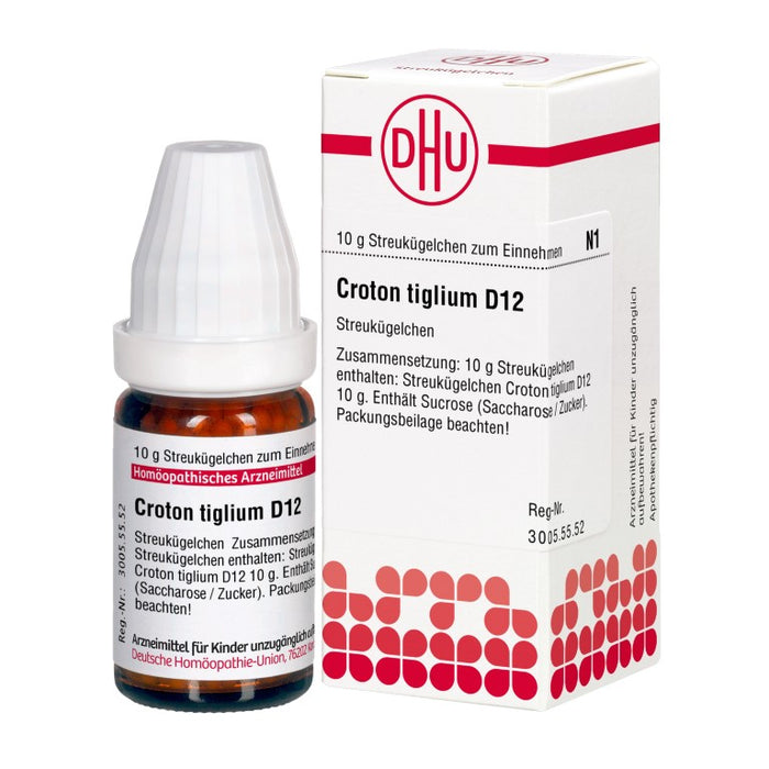Croton tiglium D12 DHU Globuli, 10 g Globules