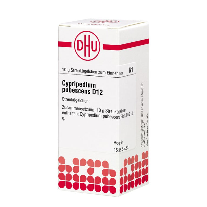 Cypripedium pubescens D12 DHU Globuli, 10 g Globules
