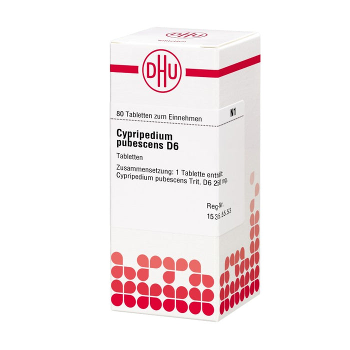 Cypripedium pubescens D6 DHU Tabletten, 80 pc Tablettes