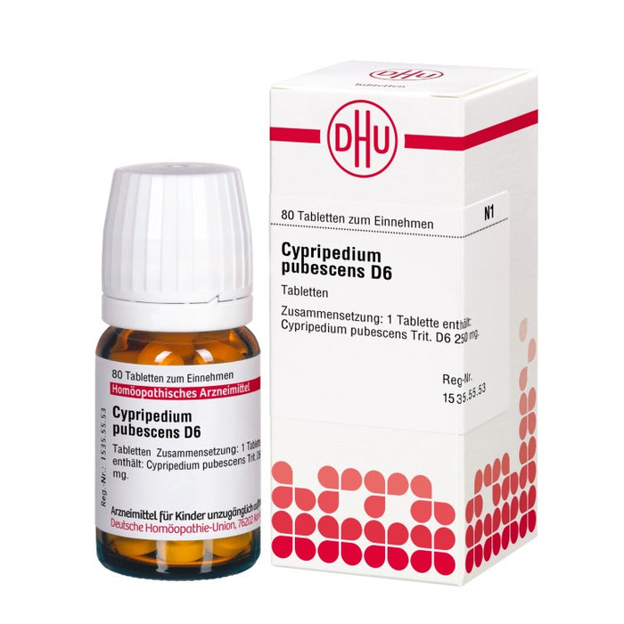 Cypripedium pubescens D6 DHU Tabletten, 80 pc Tablettes