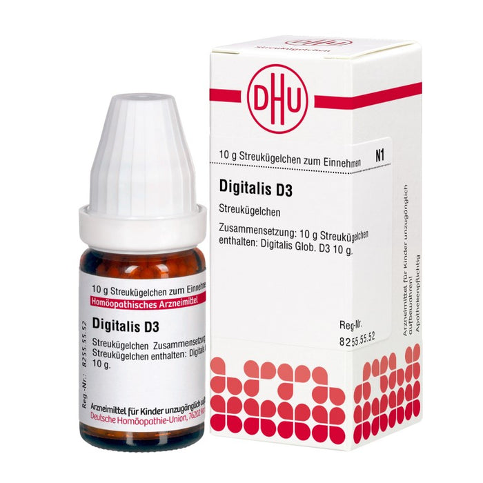 Digitalis D3 DHU Globuli, 10 g Globules