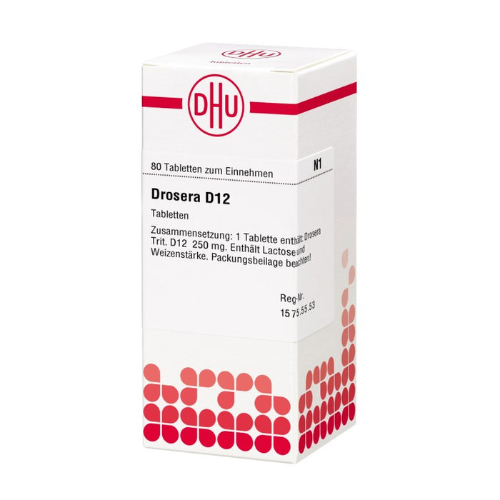 Drosera D12 DHU Tabletten, 80 pcs. Tablets