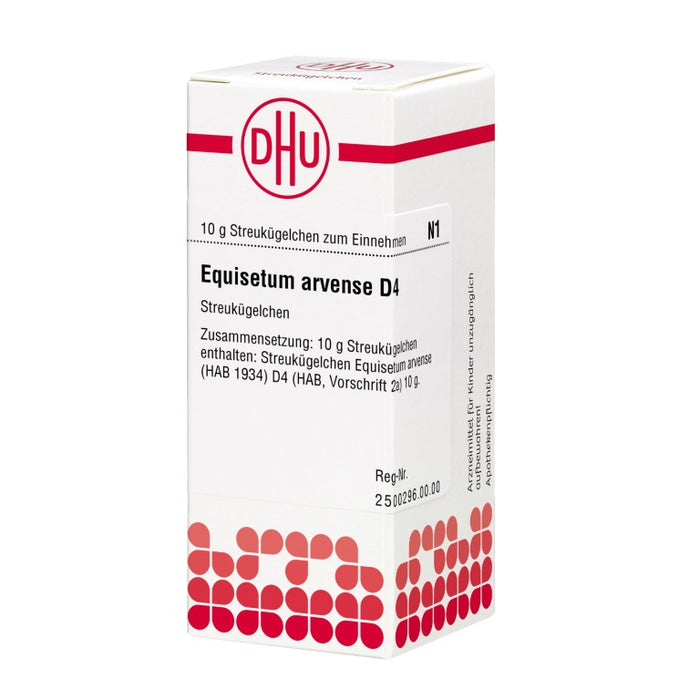 Equisetum arvense D4 DHU Globuli, 10 g Globules