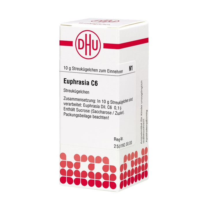 Euphrasia C6 DHU Globuli, 10 g Globules