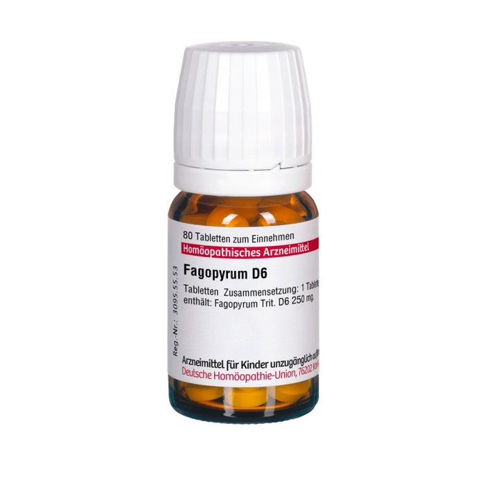 Fagopyrum D6 DHU Tabletten, 80 pc Tablettes