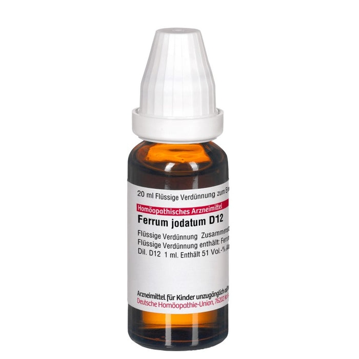 Ferrum jodatum D12 DHU Dilution, 20 ml Solution