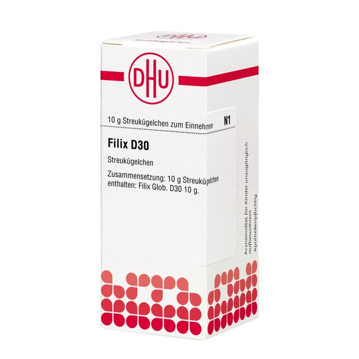 Filix D30 DHU Globuli, 10 g Globules