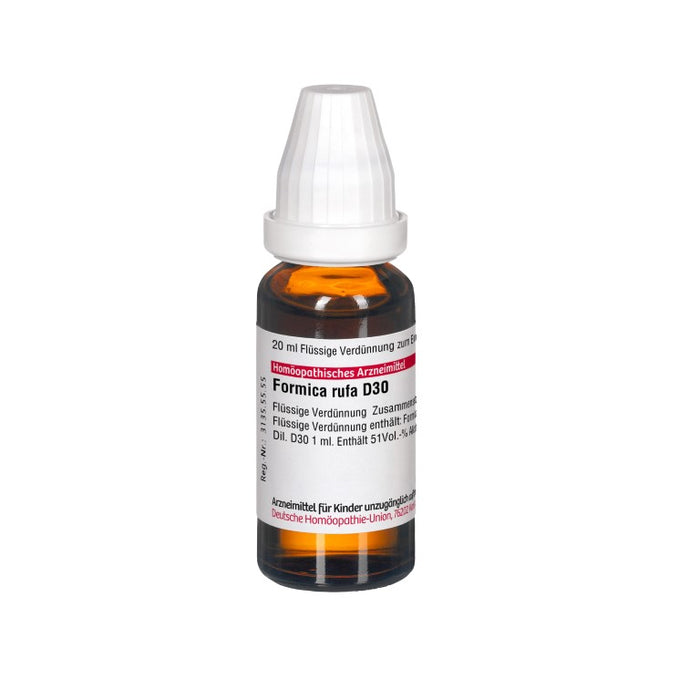 Formica rufa D30 DHU Dilution, 20 ml Solution