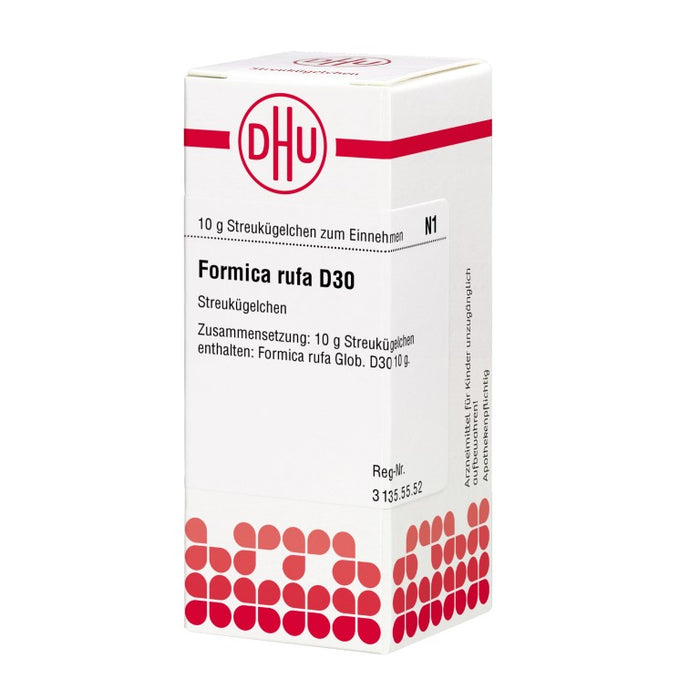 Formica rufa D30 DHU Globuli, 10 g Globules