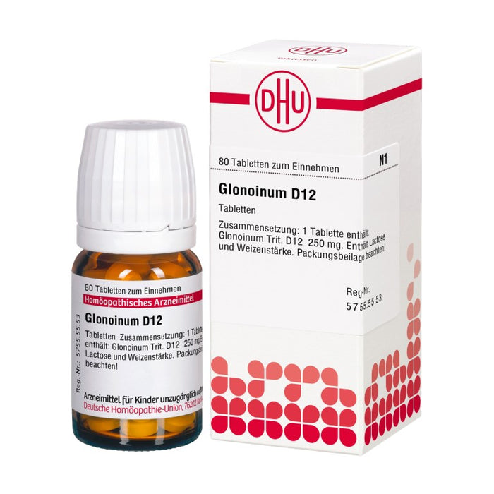 Glonoinum D12 DHU Tabletten, 80 pc Tablettes