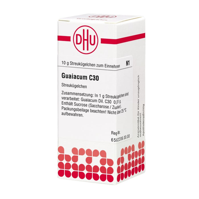 Guaiacum C30 DHU Globuli, 10 g Globules