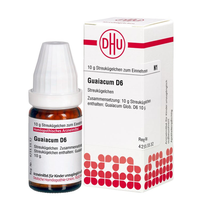 Guaiacum D6 DHU Globuli, 10 g Globules
