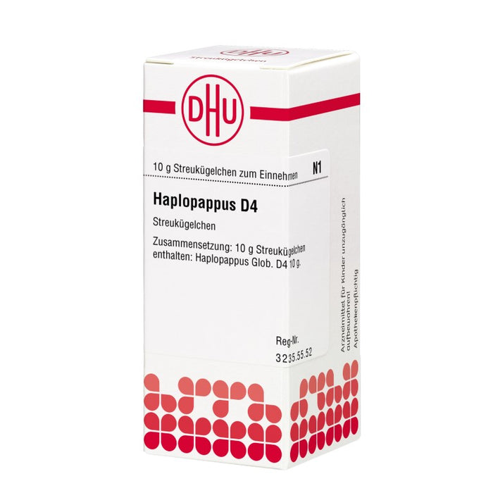Haplopappus D4 DHU Globuli, 10 g Globules