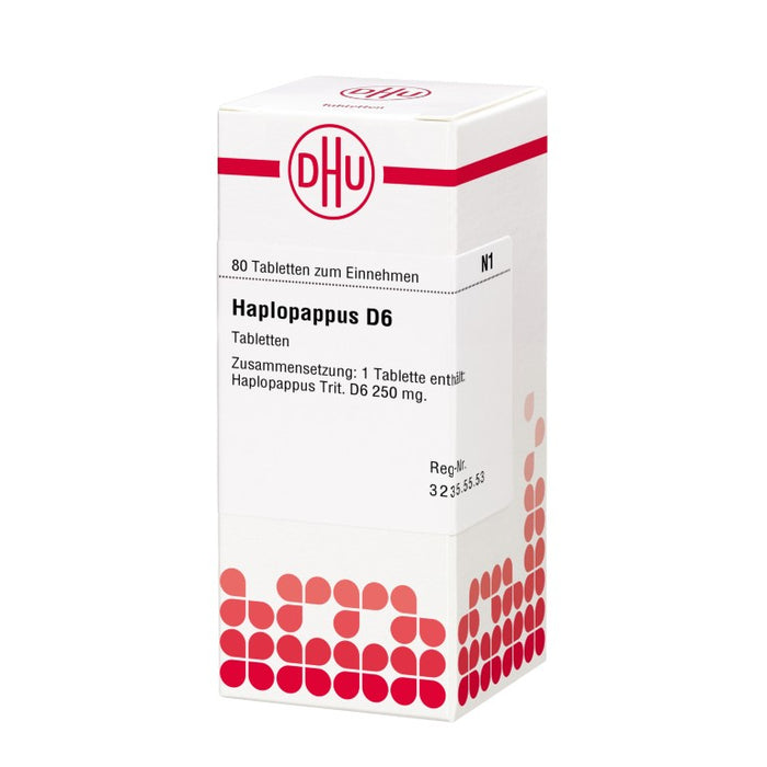 Haplopappus D6 DHU Tabletten, 80 pc Tablettes