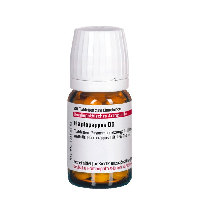 Haplopappus D6 DHU Tabletten, 80 pc Tablettes