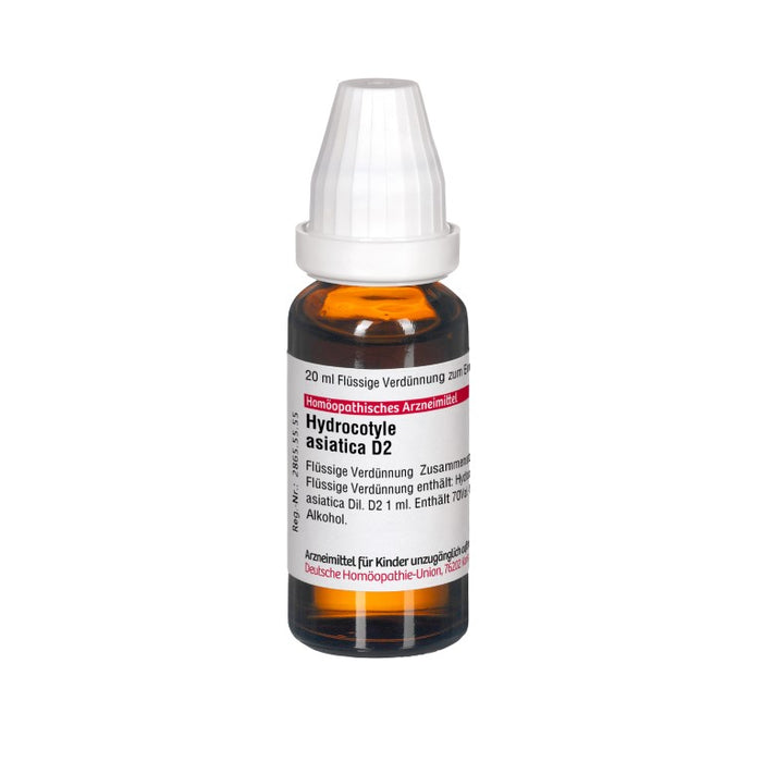 DHU Hydrocotyle asiatica D2 Dilution, 20 ml Solution