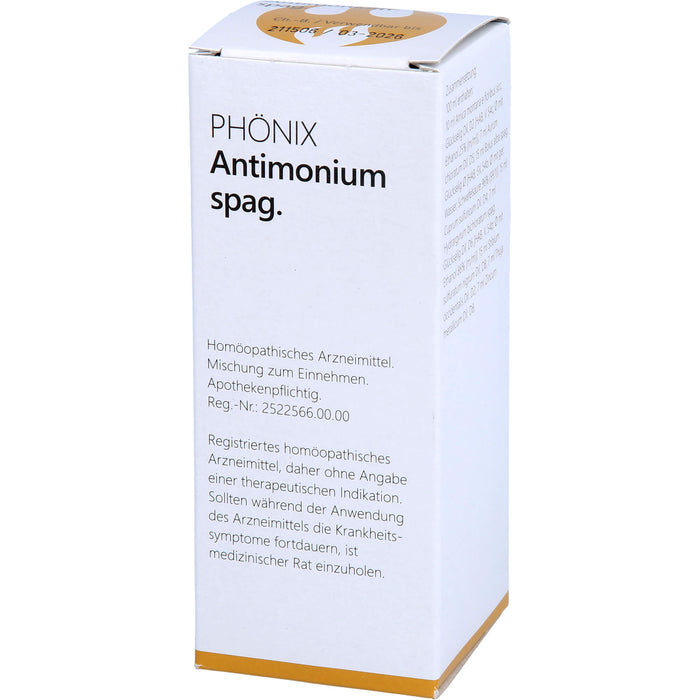 PHÖNIX Antimonium spag. Tropfen, 100 ml Solution