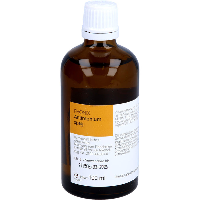 PHÖNIX Antimonium spag. Tropfen, 100 ml Solution