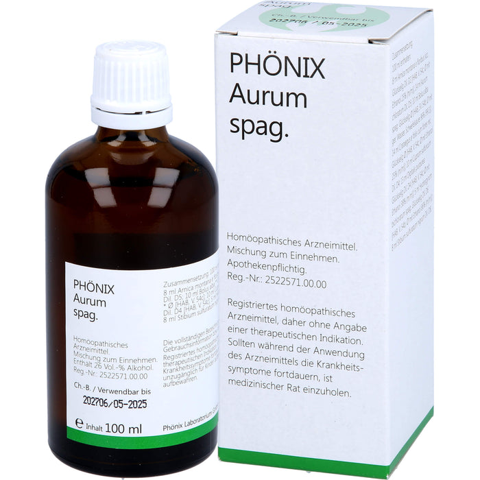 Phönix Aurum spag. Tropfen, 100 ml Solution