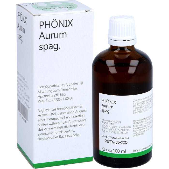 Phönix Aurum spag. Tropfen, 100 ml Solution