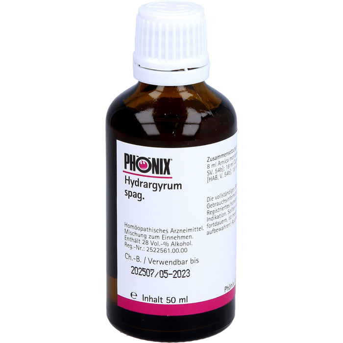 PHÖNIX Hydrargyrum spag. Mischung, 50 ml Solution
