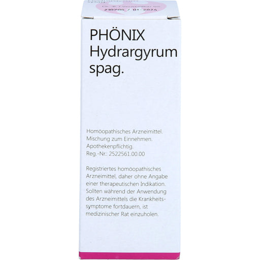 Phönix Hydrargyrum spag. Tropfen, 100 ml Lösung