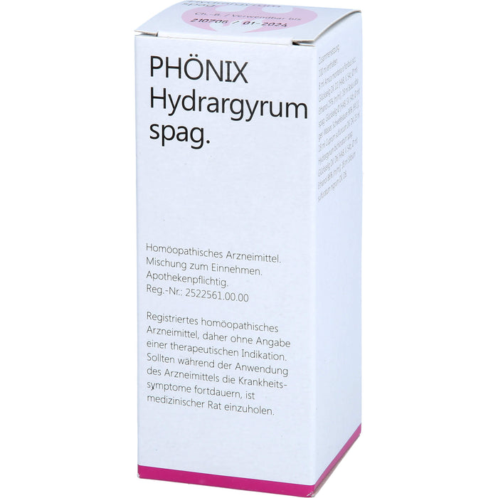 Phönix Hydrargyrum spag. Tropfen, 100 ml Solution