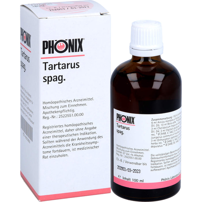 PHÖNIX Tartarus spag. Tropfen, 100 ml Mixture
