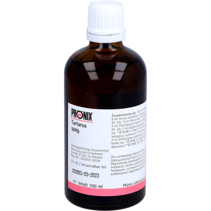 PHÖNIX Tartarus spag. Tropfen, 100 ml Mixture