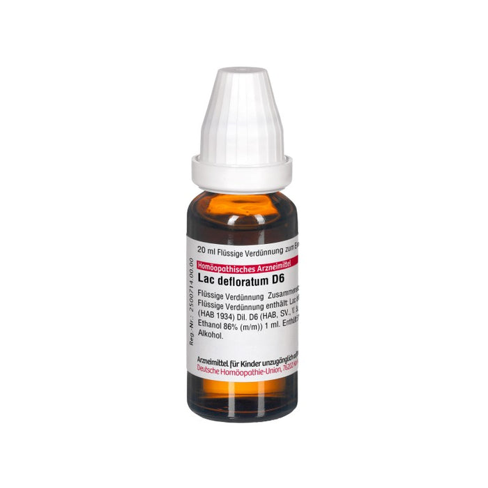 DHU Lac defloratum D6 Dilution, 20 ml Solution