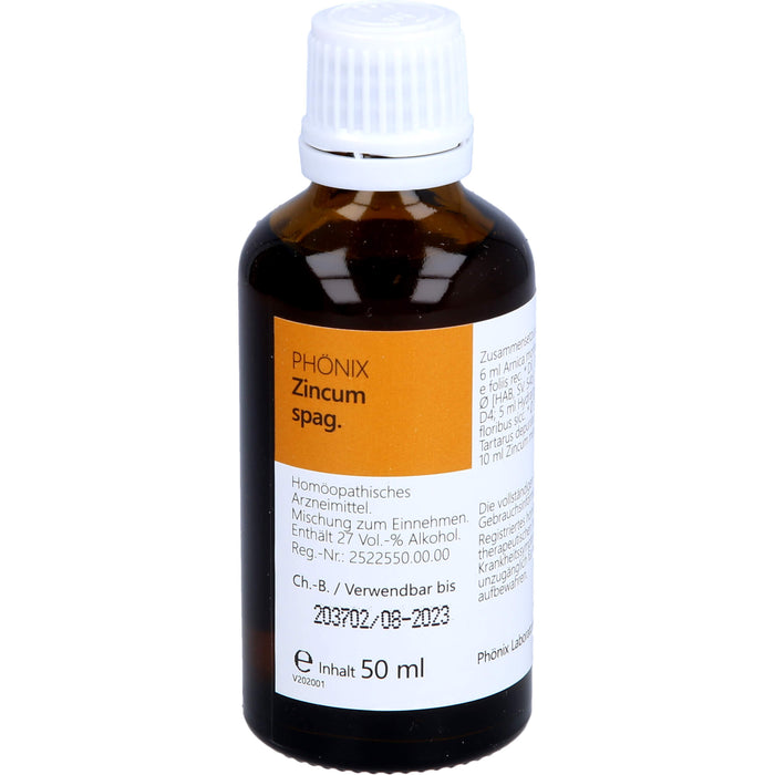 Phönix zincum spag. Tropfen, 50 ml MIS