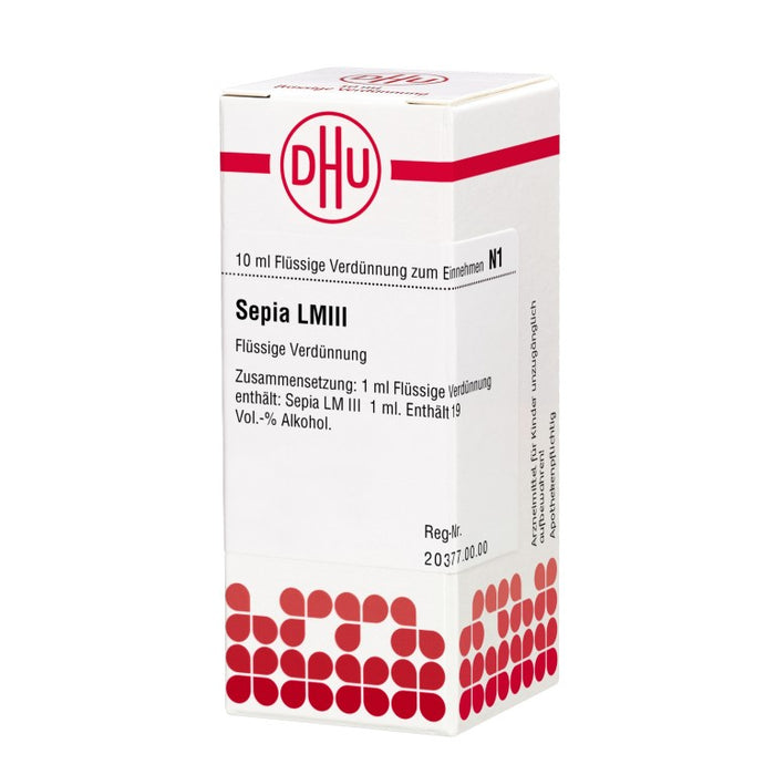 DHU Sepia LM III Dilution, 10 ml Solution