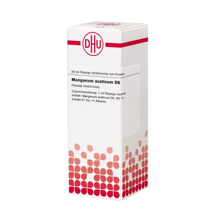 Manganum aceticum D6 DHU Dilution, 20 ml Solution