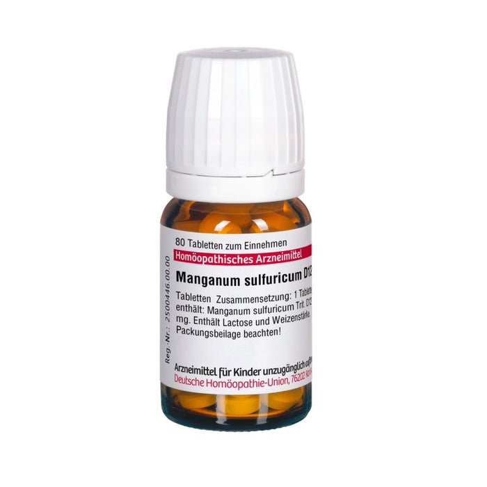 Manganum sulfuricum D12 DHU Tabletten, 80 pcs. Tablets